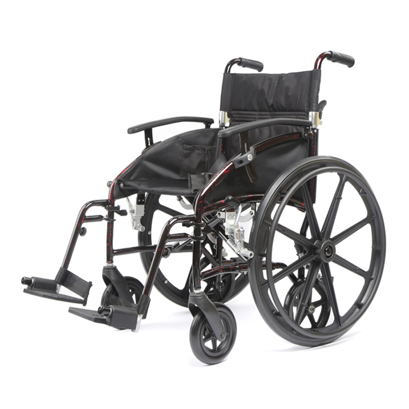 Lichtgewicht rolstoel, Transporter-aluminium rolstoel, Transportstoel 2 in 1